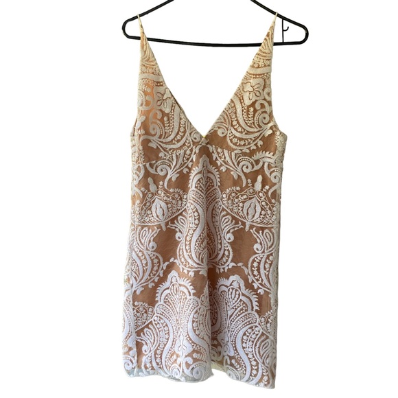 FREE PEOPLE NWT Sequin Mini Dress Size 6 - Picture 7 of 10